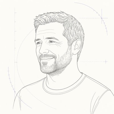 Illustriertes Porträt von Denis Heinemann
